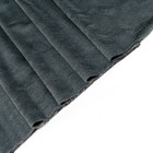 Лоскут «Мех» на трикотажной основе, 100 × 150 см, цвет тёмно-серый - Фото 2