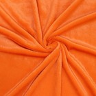 Лоскут «Мех» на трикотажной основе, 100 × 150 см, цвет оранжевый - фото 8545191