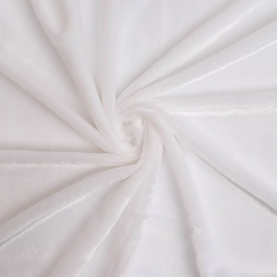 Лоскут «Мех» на трикотажной основе, 100 × 150 см, цвет белый