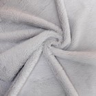 Лоскут Мех на трикотажной основе, 100*150см,цвет серый - фото 4381690
