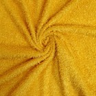 Лоскут «Мех» на трикотажной основе, кудрявый, 50 × 50 см, цвет жёлтый - фото 320821885