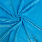 Лоскут c мехом на трикотажной основе, 50 × 50 см, цвет голубой - фото 320821889