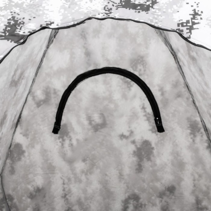 Палатка зимняя автомат утепленная, дно на молнии, 1.5 х 1.5 м, КМФ - фото 1903604636