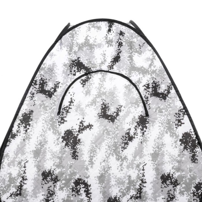 Палатка зимняя автомат утепленная, дно на молнии, 1.5 х 1.5 м, КМФ - фото 1903604640