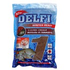 Прикормка зимняя увлажненная DELFI ICE Ready, карась,  чеснок, коричневая, 500 г - фото 320822235