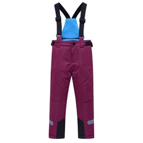 Брюки горнолыжные для девочки, рост 104 см, цвет тёмно-фиолетовый