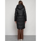Пальто утепленное зимнее женское, размер 46, цвет чёрный - Фото 4