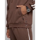 Спортивный костюм мужской, размер 48, цвет коричневый - Фото 9