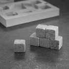 Набор камней для виски "ROCKS", в шкатулке бетон, 13,5см х 9,8см, h=4см 9686955 - фото 16927176