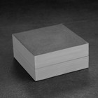 Камень для виски охлаждающий "Шайба. STEEL", в шкатулке бетон, 10см х 10см, h=4см - фото 8712288