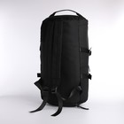 Рюкзак-сумка на молнии, 4 наружных кармана, отделение для обуви, цвет чёрный - Фото 6