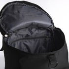 Рюкзак-сумка на молнии, 4 наружных кармана, отделение для обуви, цвет чёрный - фото 12055356