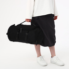 Рюкзак-сумка на молнии, 4 наружных кармана, отделение для обуви, цвет чёрный - фото 12055359