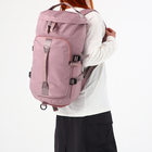 Рюкзак-сумка на молнии, 4 наружных кармана, отделение для обуви, цвет розовый - Фото 8