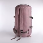 Рюкзак-сумка на молнии, 4 наружных кармана, отделение для обуви, цвет розовый - Фото 6