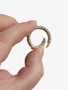 Кольцо-карабин, плетёное, d=20/28, толщина - 4 мм, 5 шт., цвет золотой - Фото 4