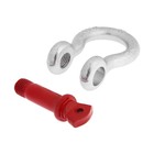 Скоба такелажная грузоподъемная, ТУНДРА, омега со штифтом G-209, 3/4, 5т., 1 шт. - Фото 4