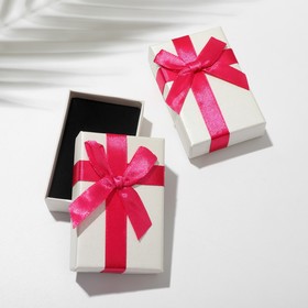 Коробочка подарочная под набор «Малина», 5×8, цвет бело-розовый