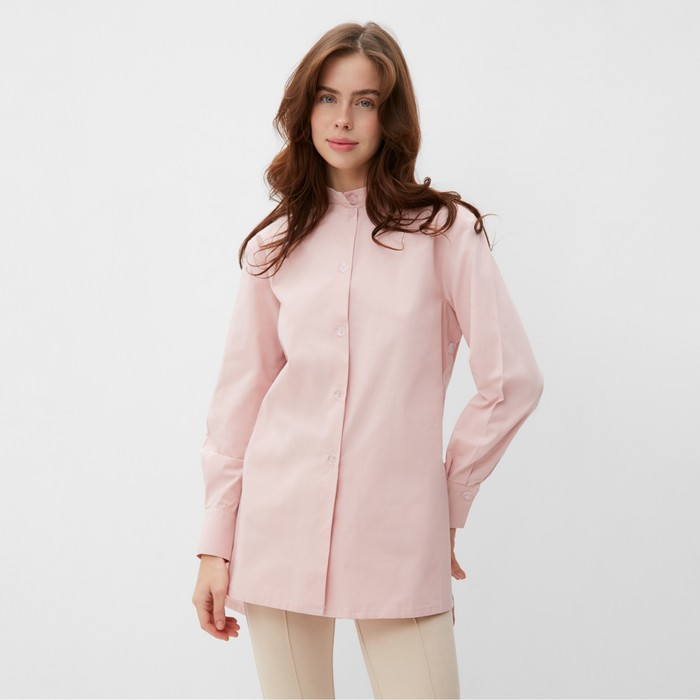 Рубашка женская MINAKU: Casual Collection цвет розовый, р-р 44