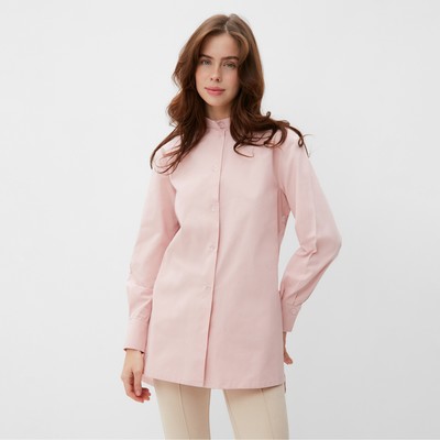 Рубашка женская MINAKU: Casual Collection, размер 48, розовый