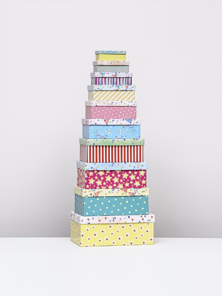 Набор коробок 10 в 1 "Праздничное настроение", 30 х 19 х 11,5 - 12 х 6 ...