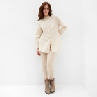 Рубашка женская MINAKU: Casual Collection цвет бежевый, р-р 44 10184688