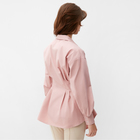 Рубашка женская удлиненная MINAKU: Casual Collection цвет розовый, р-р 42 - Фото 4
