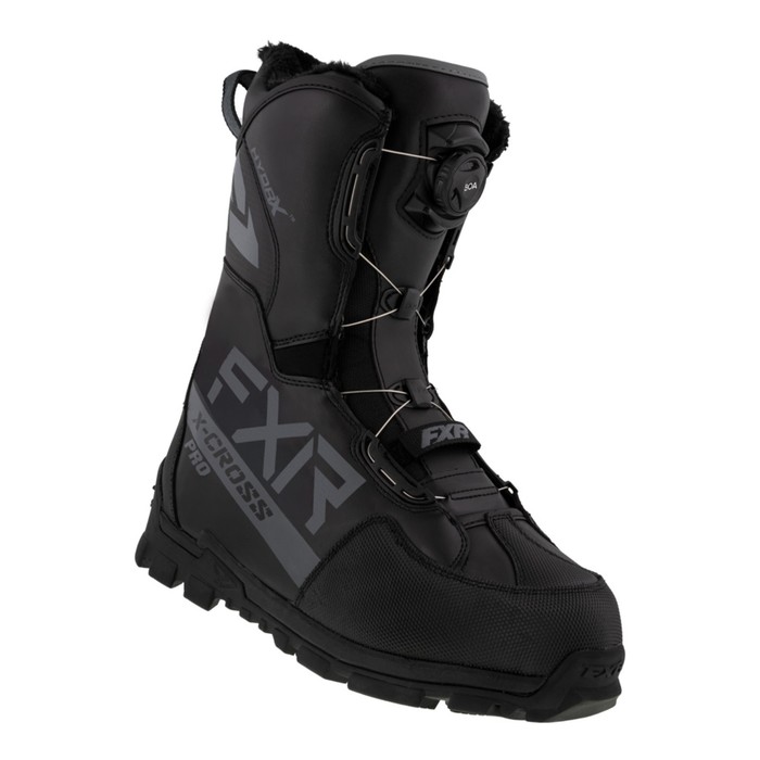 Ботинки FXR X-Cross Pro BOA, с утеплителем, размер 46, чёрные