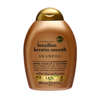 Разглаживающий шампунь OGX для укрепления волос с бразильским кератином, 385 мл - Фото 1