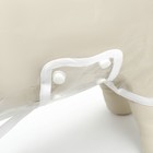 Дождевик для собак, размер XS (ДС 18, ОГ 25-30, ОШ 25 см), белый - Фото 6