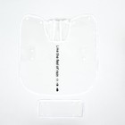 Дождевик для собак, размер XS (ДС 18, ОГ 25-30, ОШ 25 см), белый - Фото 9