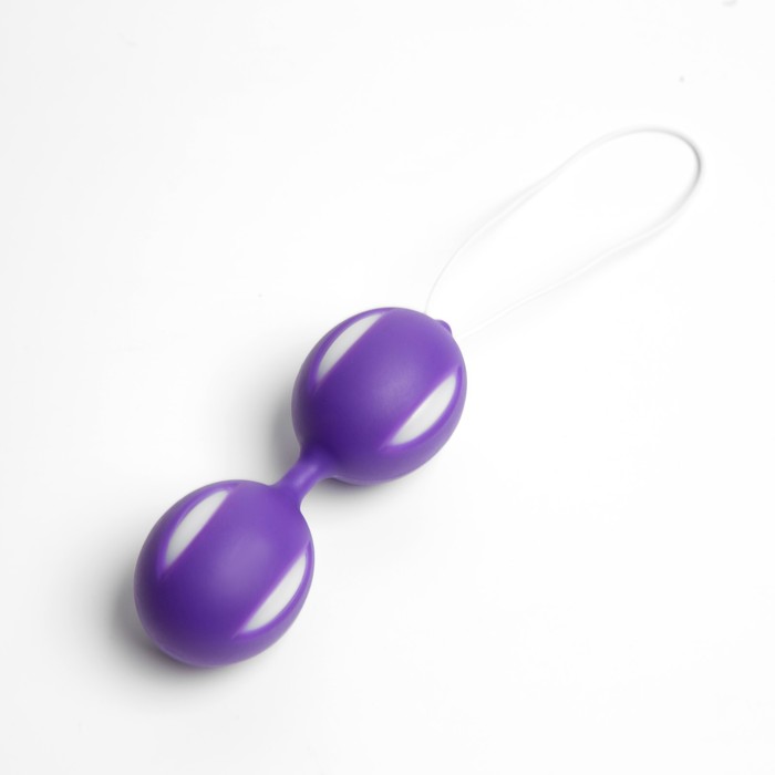 Шарики вагинальные Оки-Чпоки, для укрепления мышц влагалища, D 45 мм, фиолетовый - Фото 1