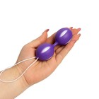 Шарики вагинальные Оки-Чпоки, для укрепления мышц влагалища, D 45 мм, фиолетовый - Фото 3