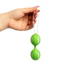 Шарики вагинальные Оки-Чпоки, для укрепления мышц влагалища, D 45 мм, зеленый - Фото 2