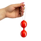 Шарики вагинальные для укрепления мышц влагалища, d=45 мм, красный - Фото 5