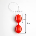 Шарики вагинальные Оки-Чпоки, для укрепления мышц влагалища, D 45 мм, красный - Фото 5