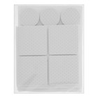 Набор накладок мебельных, полимерных, 28 шт., 2.5×2.5; d=2.5; 3.8×3.8, белый - Фото 9