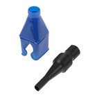 Воронка автомобильная «Непроливайка», для ГСМ, под горлышко канистры, пластик, синий - Фото 3