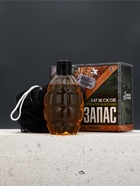 Подарочный набор косметики «Стратегический запас», гель для душа 250 мл и мочалка, HARD LINE  (артикул 10067926)  большой выбор товаров оптом и в розницу по низким ценам с доставкой