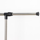 УЦЕНКА Вешалка - стойка напольная для одежды Доляна, подставка для обуви, телескопическая перекладина 80(145) см, высота 90(160) см, ширина 43 см - Фото 6