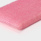 Набор губок скраберов с пластиковой нитью Raccoon, 4 шт., 13.5×8×1.4 см, МИКС - Фото 3