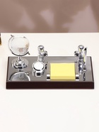 Набор настольный канцелярский, 5 в 1, с часами - Фото 3