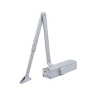 Доводчик дверной БУЛАТ PROFI ДД 802/3 А-S, 40-90 кг, морозостойкий, серебро - Фото 2