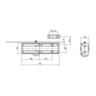 Доводчик дверной БУЛАТ PROFI ДД 802/3 A-W, 40-90 кг, морозостойкий, белый - Фото 3