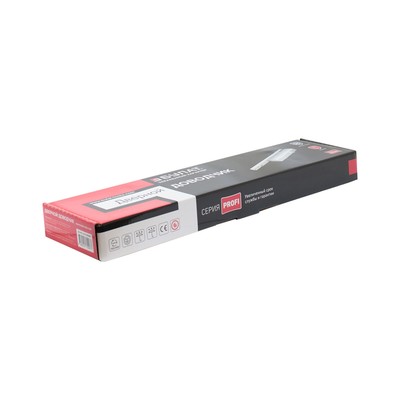 Доводчик дверной БУЛАТ PROFI ДД 802/3 AH-W, скользящая тяга, 40-80 кг, морозостойкий, белый
