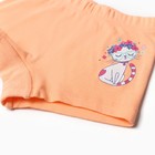 Комплект для девочки (майка, трусы), цвет персиковый, рост 122 см - Фото 3
