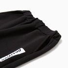 Комплект для девочки (свитшот, брюки), цвет чёрный, рост 116 см - Фото 5