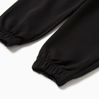 Комплект для девочки (свитшот, брюки), цвет чёрный, рост 116 см - Фото 6