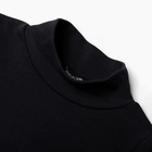 Водолазка для мальчика, цвет чёрный, рост 110 см - фото 23501052