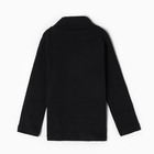 Водолазка для мальчика, цвет чёрный, рост 116 см - фото 23501057